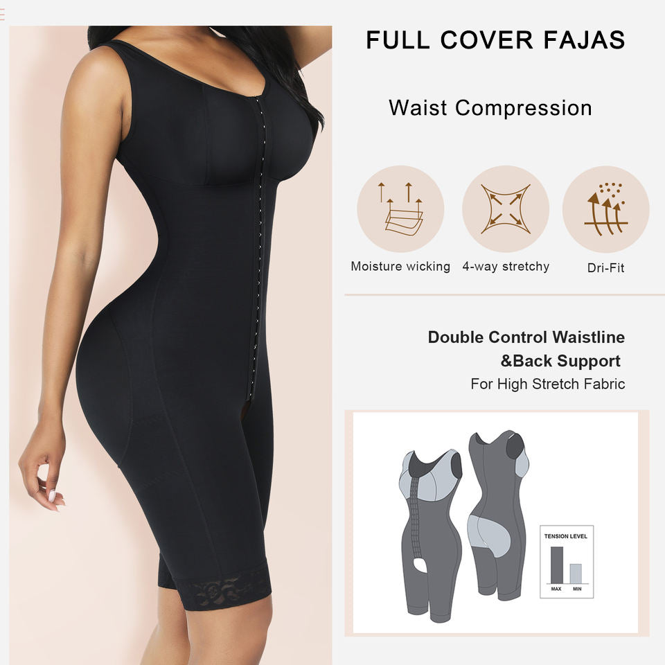 Women's Plus Size Shapewear Full Body Shaper Abdominal Control Slimming