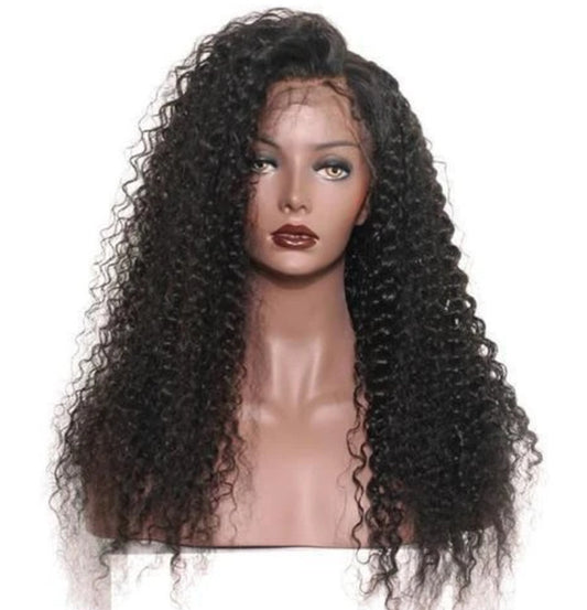 Long curly hair wig