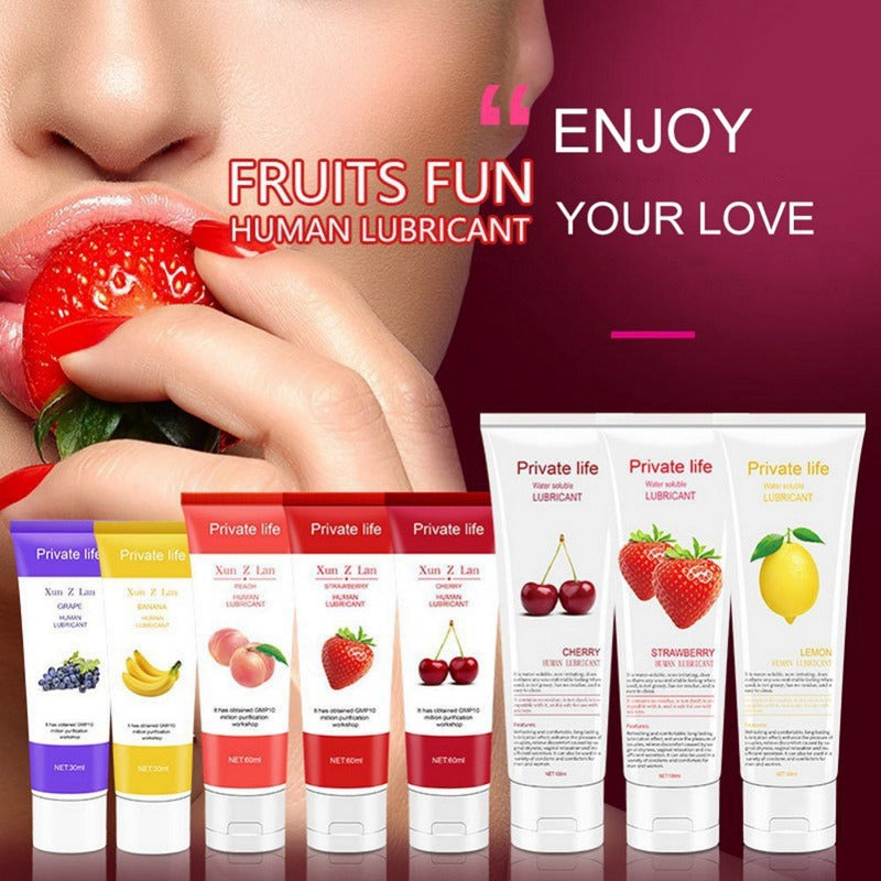 Fruit Flavored Lubricant, Adult Products, Oral Sex Liquid, Water-soluble Human Lubricant for Men and Women