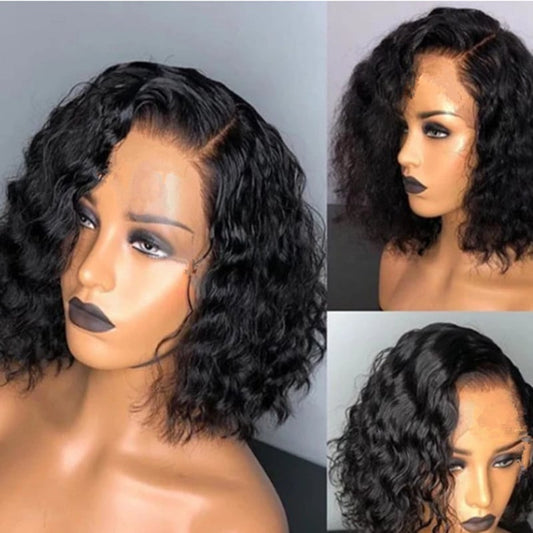 Women's Black Long Curly Hair