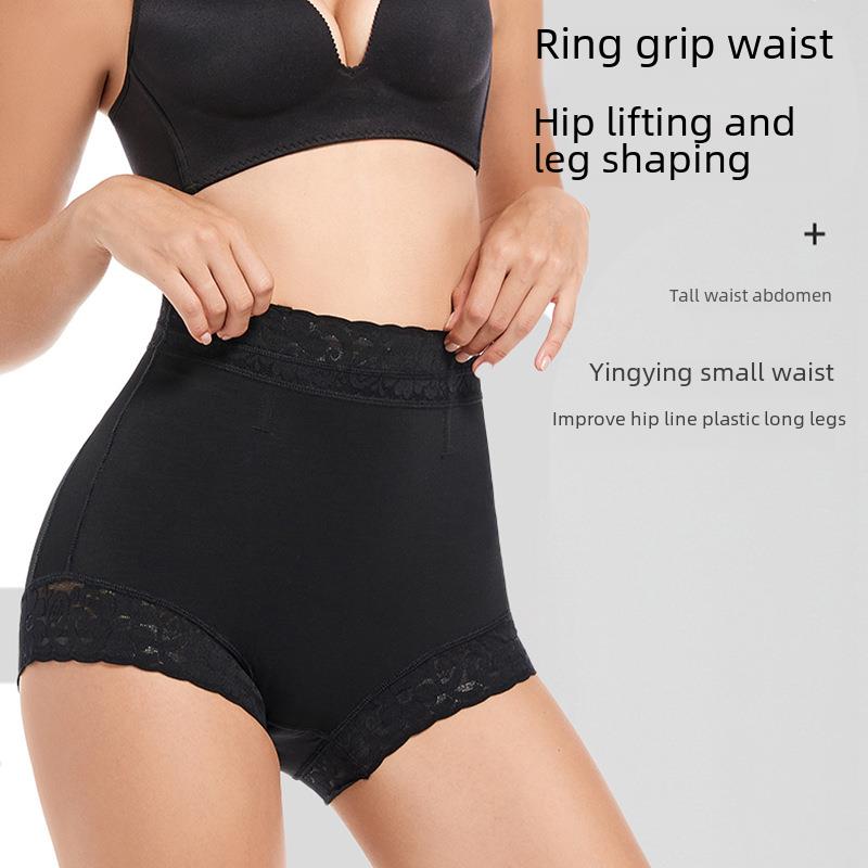 Butt shaper European and American Large Size Hip-lifting and Abdominal Pants Tunic Body-fitting Tight Body-fitting Clothes Mid-waist Body-fitting Pants